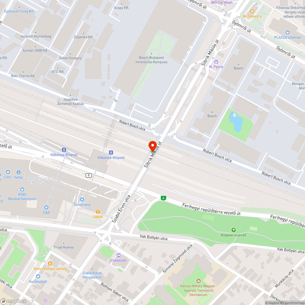 kiégett izzó a felüljárón bejelentés helye