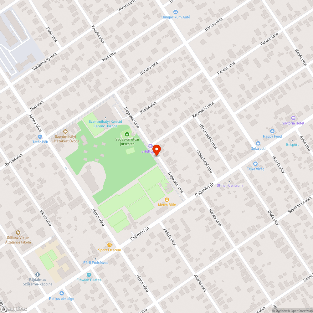 Szemetes utca bejelentés helye