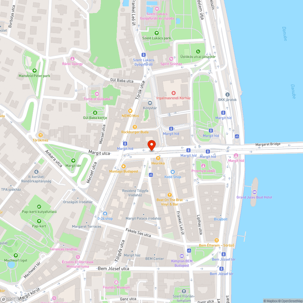 Lekopott gyalogátkelő bejelentés helye