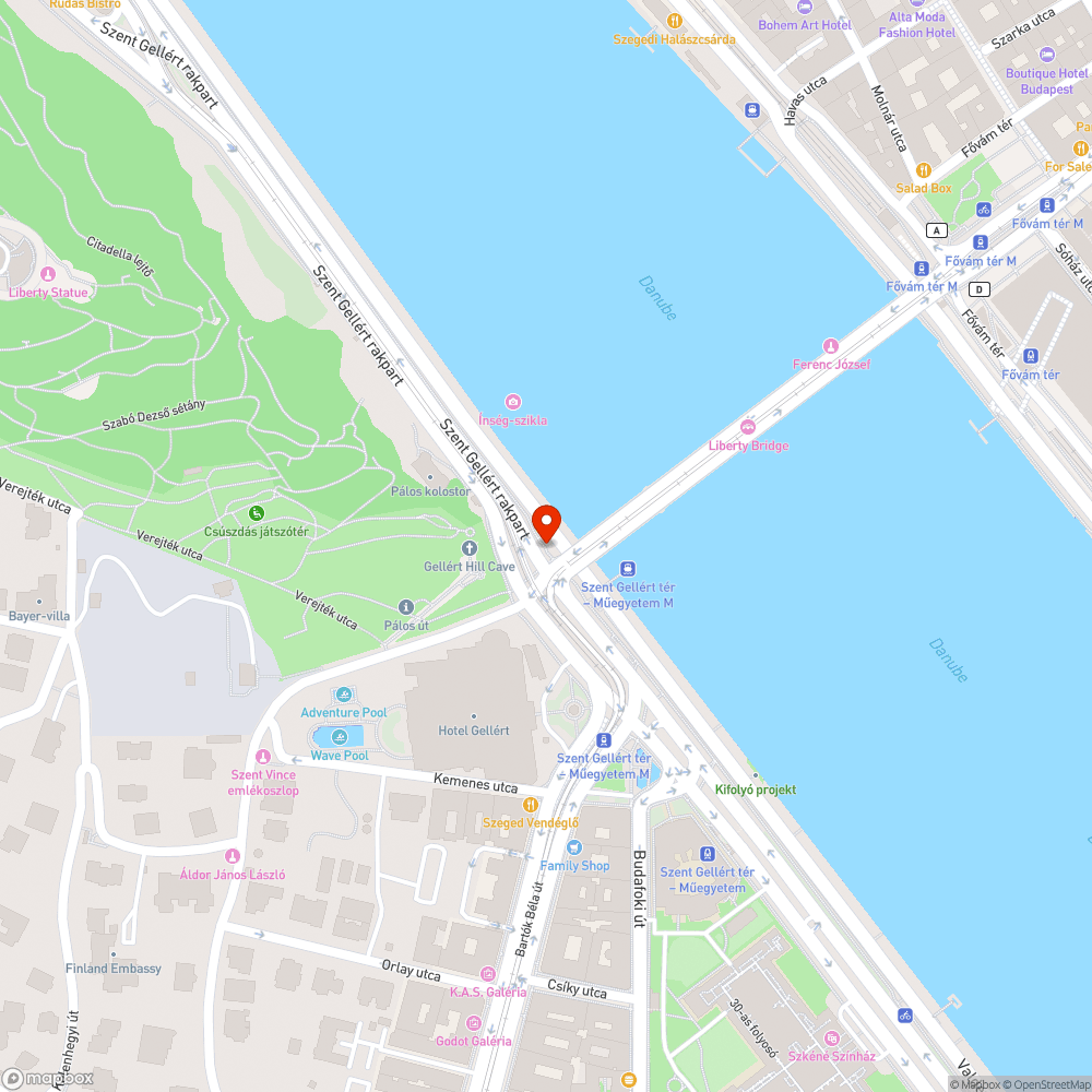 Graffiti a híd alatt bejelentés helye