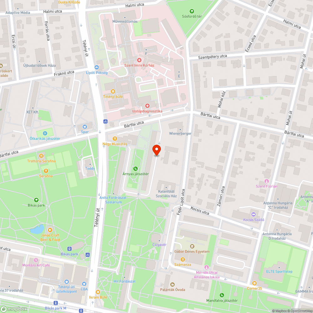 Kátyú a fekvőrendőrben bejelentés helye