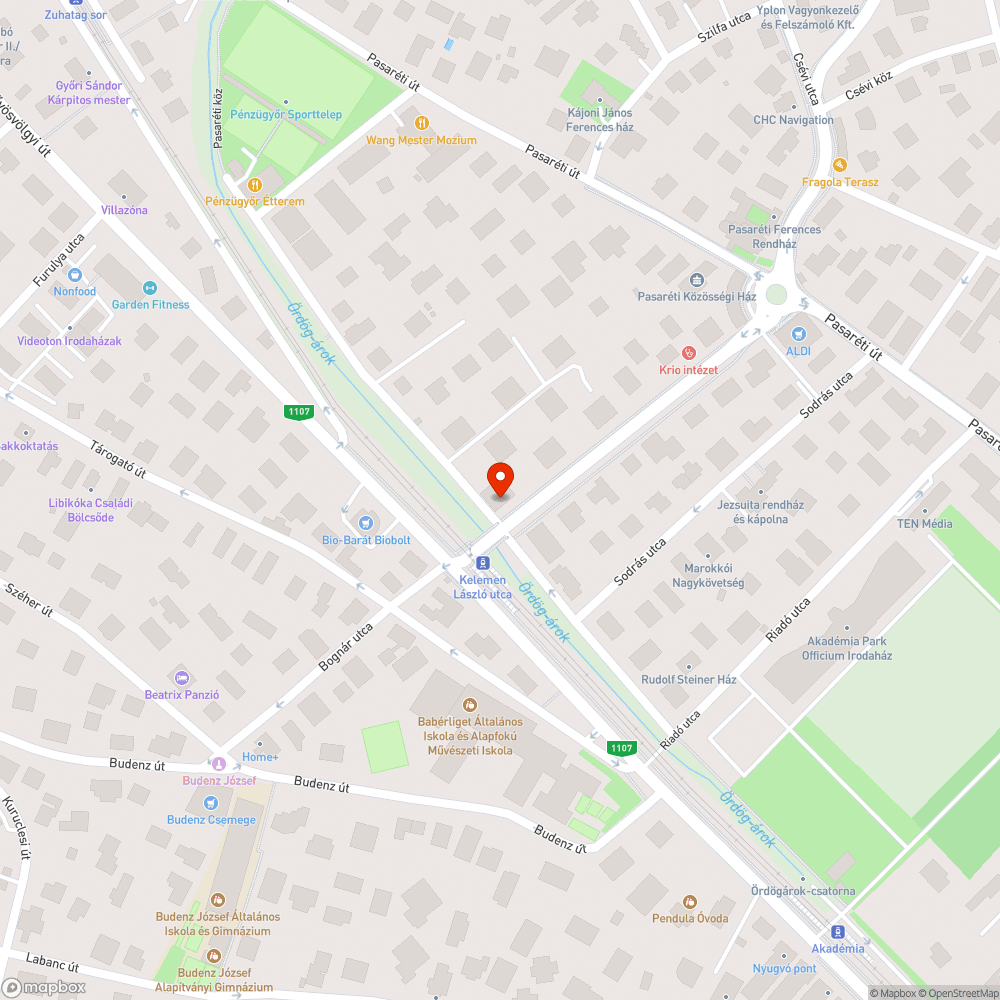 Járda túl keskeny bejelentés helye