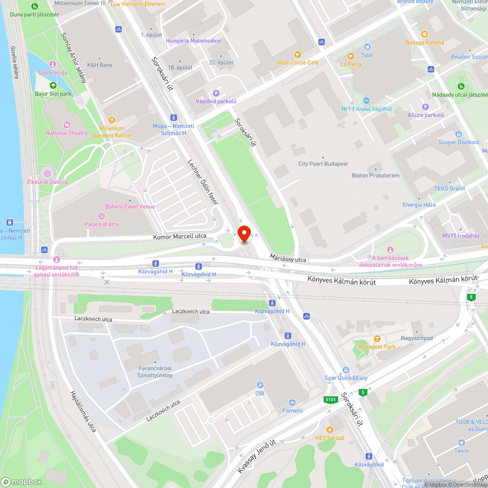 Megrongálódott poller bejelentés helye