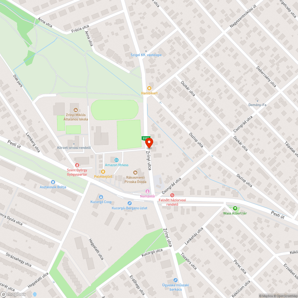 Gyalogosátkelőhely hiánya bejelentés helye