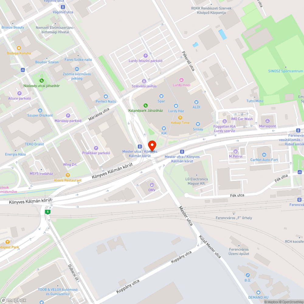 Graffitis doboz bejelentés helye