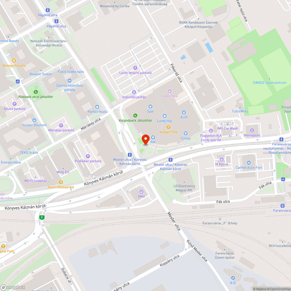 Zsákok bejelentés helye