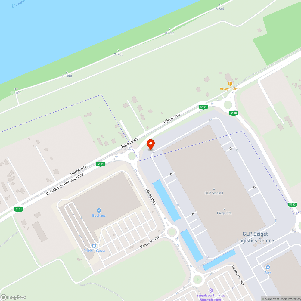 Utasvárók bejelentés helye