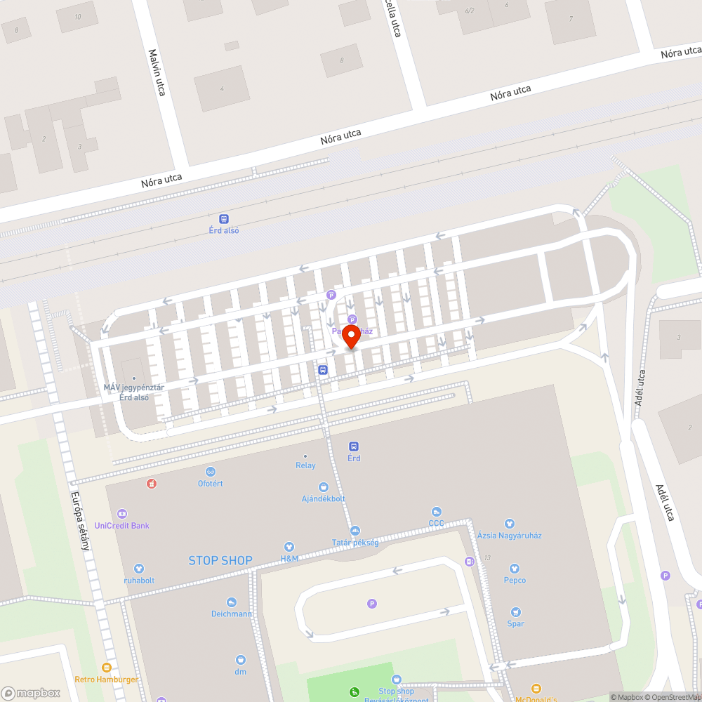 Koszos pályaudvar bejelentés helye