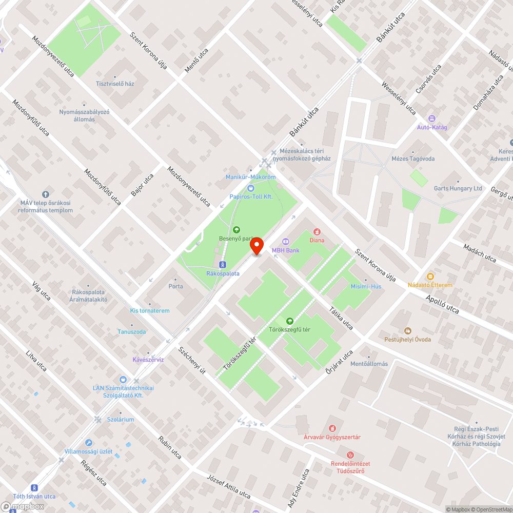 Rákospalota MÁV-telep villamos megálló összefirkált menetrendje bejelentés helye