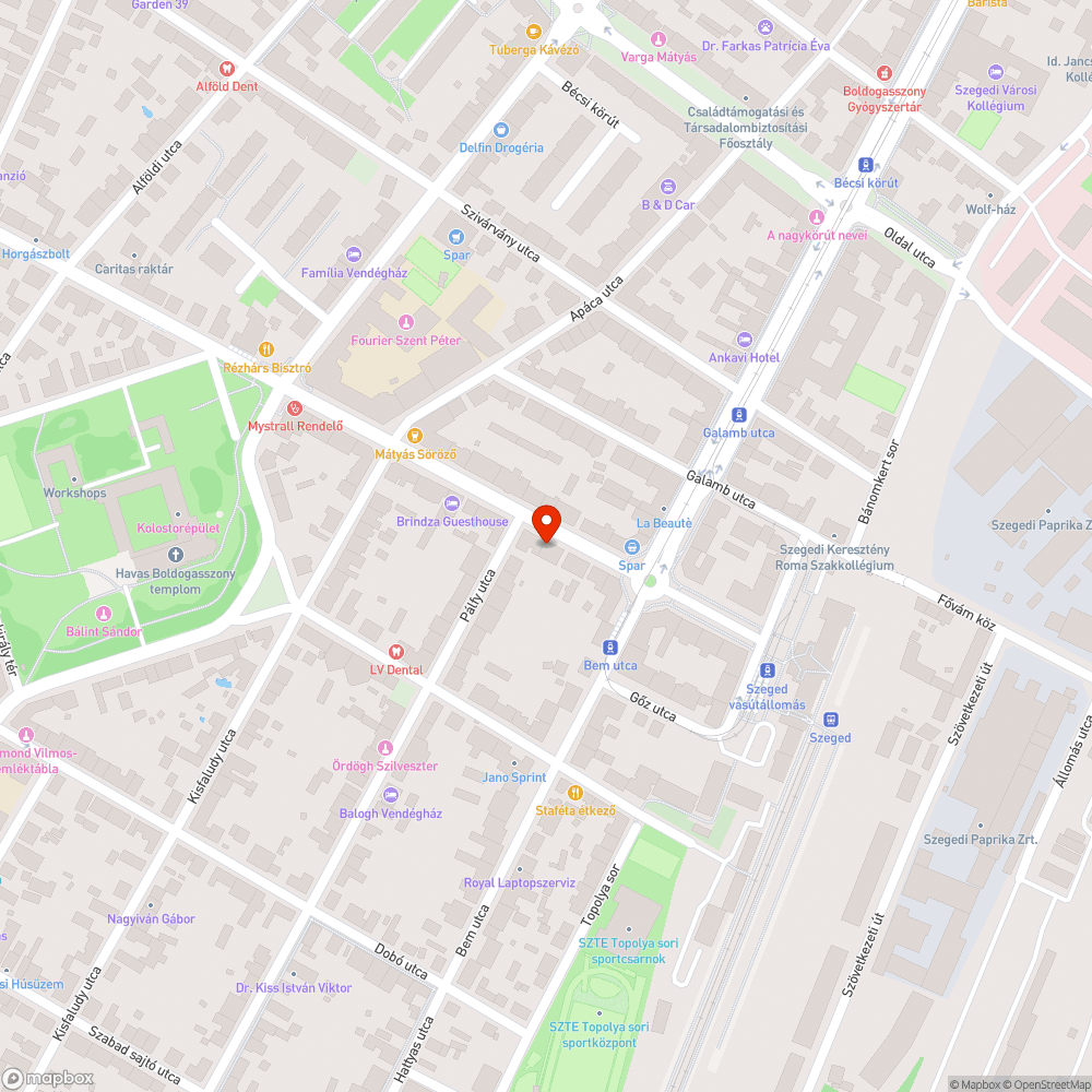 Kidőlt pad bejelentés helye