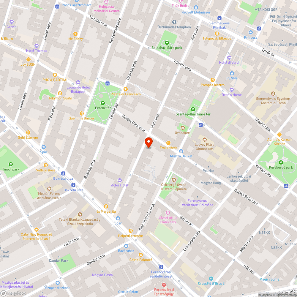 Hiányzó járdaburkolat bejelentés helye