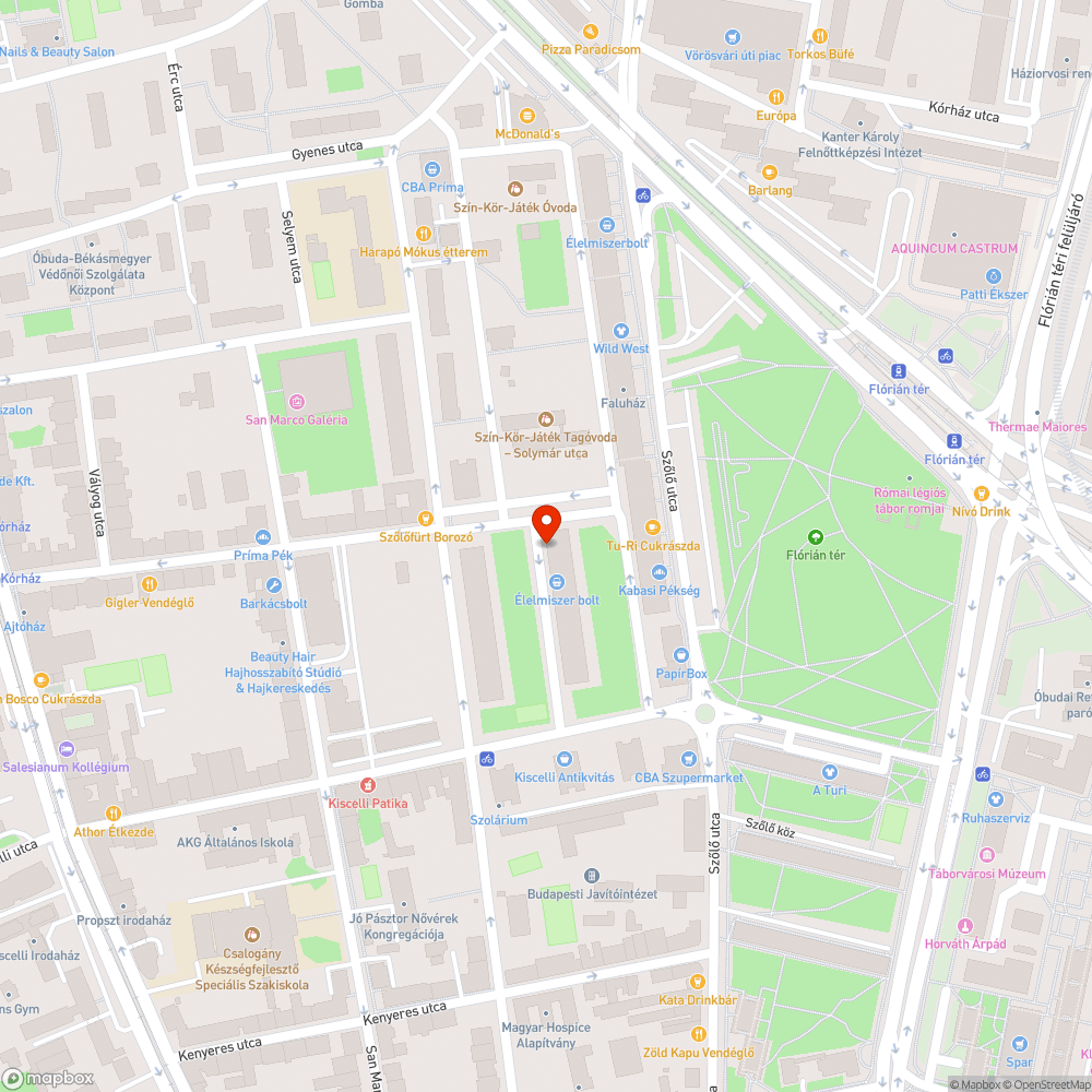 Útburkolati jelek hiánya bejelentés helye