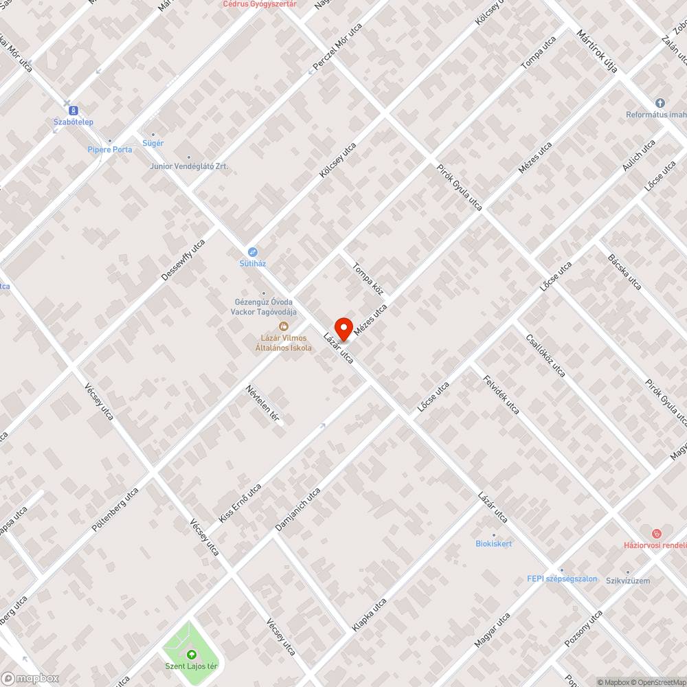 Matricás tábla bejelentés helye