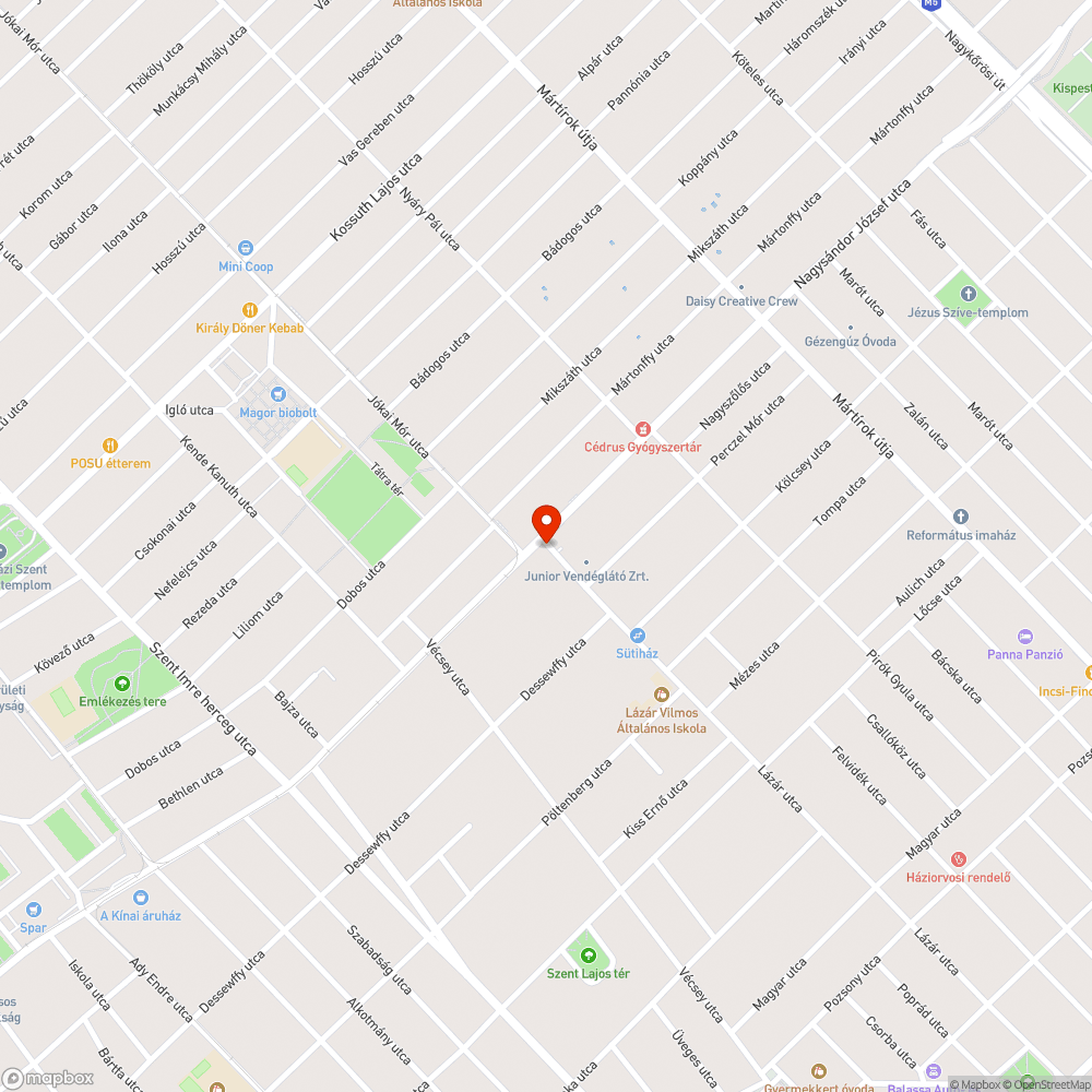 Matricás tábla bejelentés helye