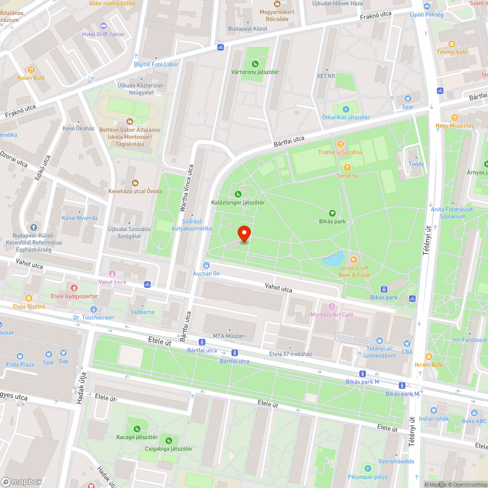 Graffitis beton asztal és padok bejelentés helye