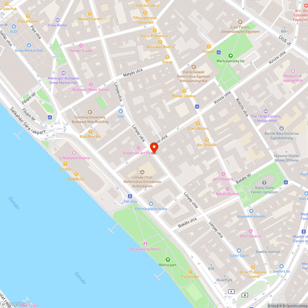 Autóparkolónak használt kerékpárparkoló a Lónyayban bejelentés helye