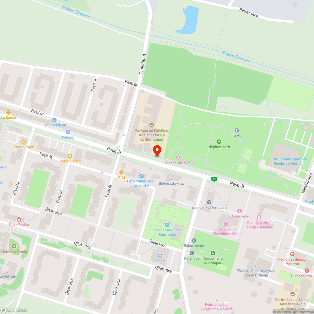 Nincs kuka bejelentés helye