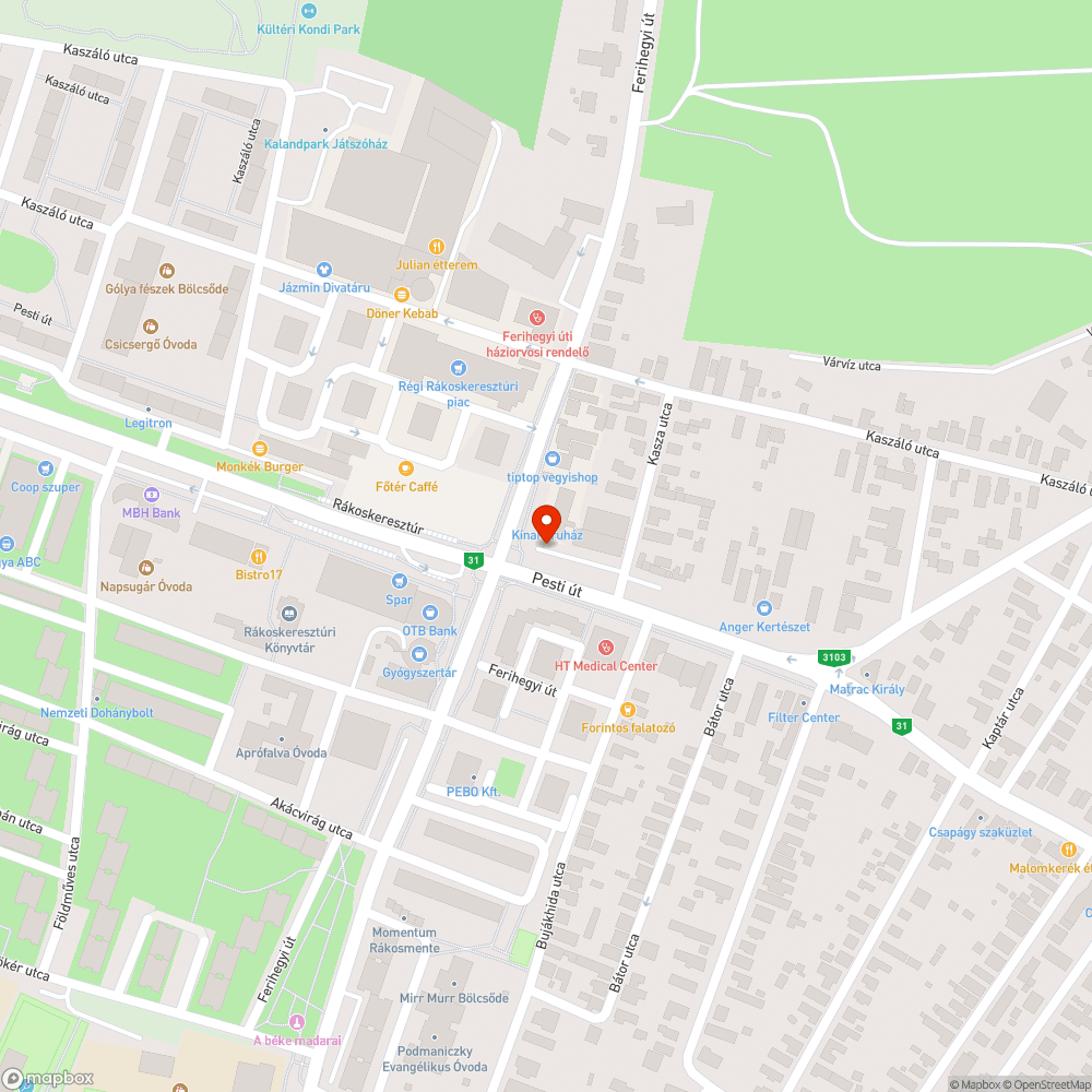 Vasak bejelentés helye