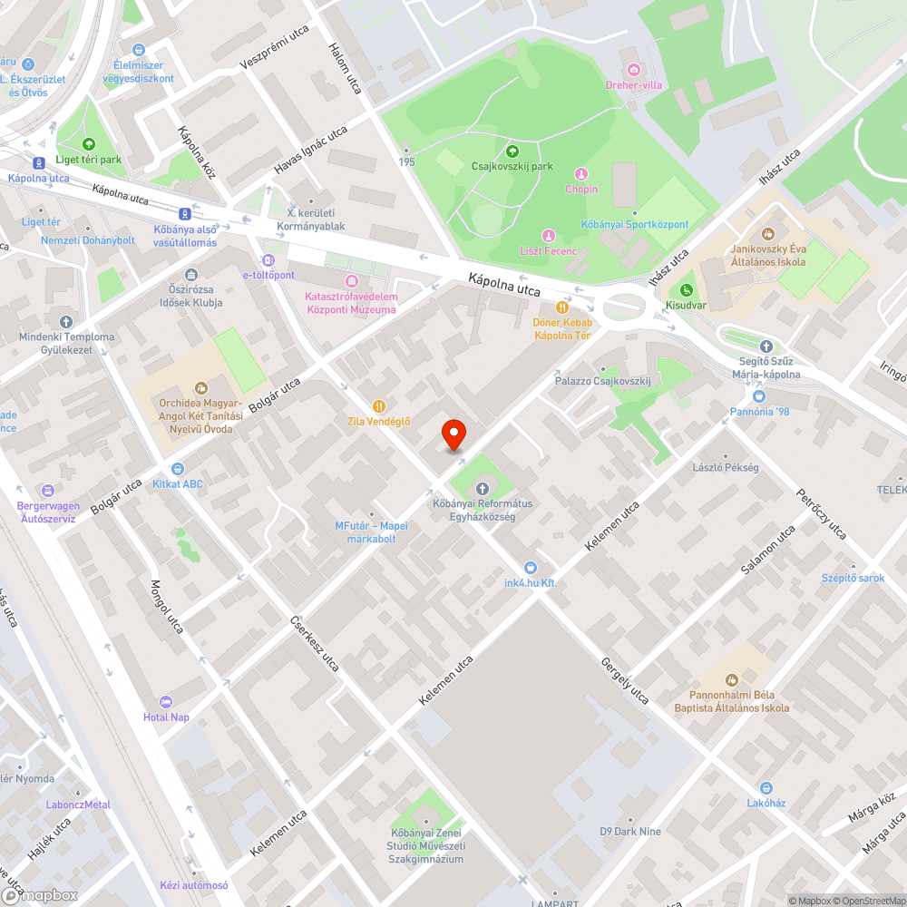 Táblarongálás bejelentés helye