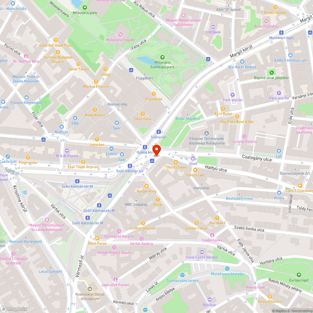 Kátyú bejelentés helye