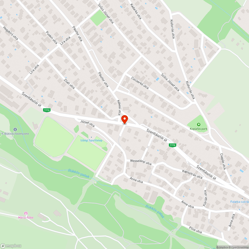 Hiányzó szemetes a Sportpálya megállóban bejelentés helye