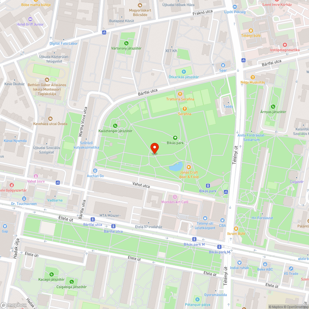 Javításra szoruló pad bejelentés helye