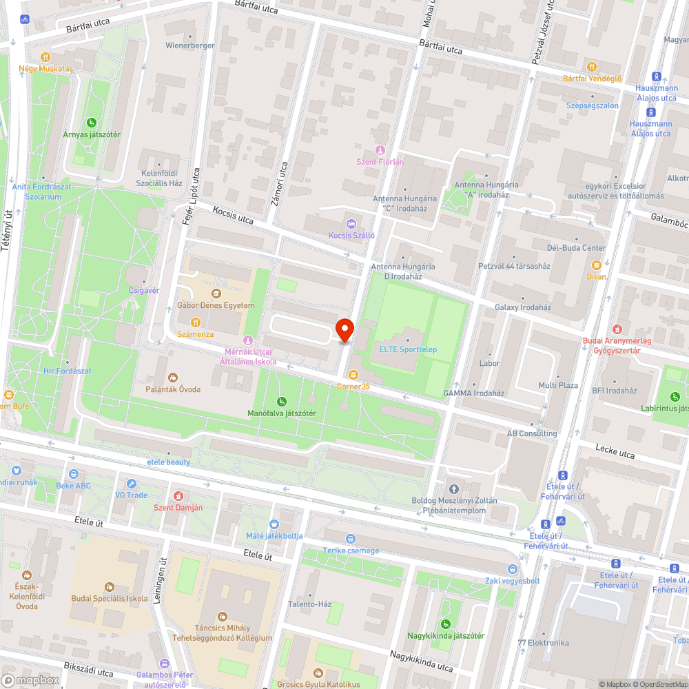 Félig kidőlt közúti jelzőtábla bejelentés helye