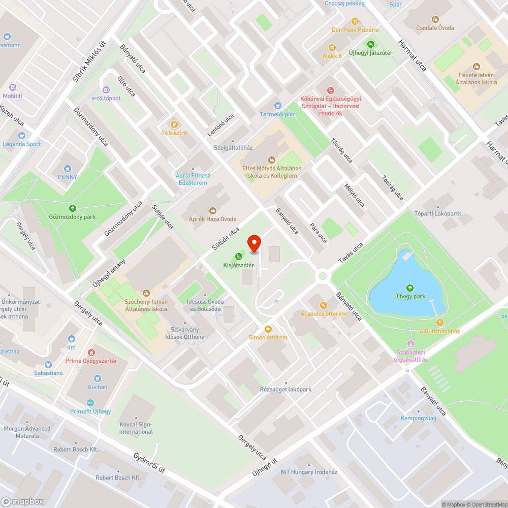 Hiányos sövénysor bejelentés helye