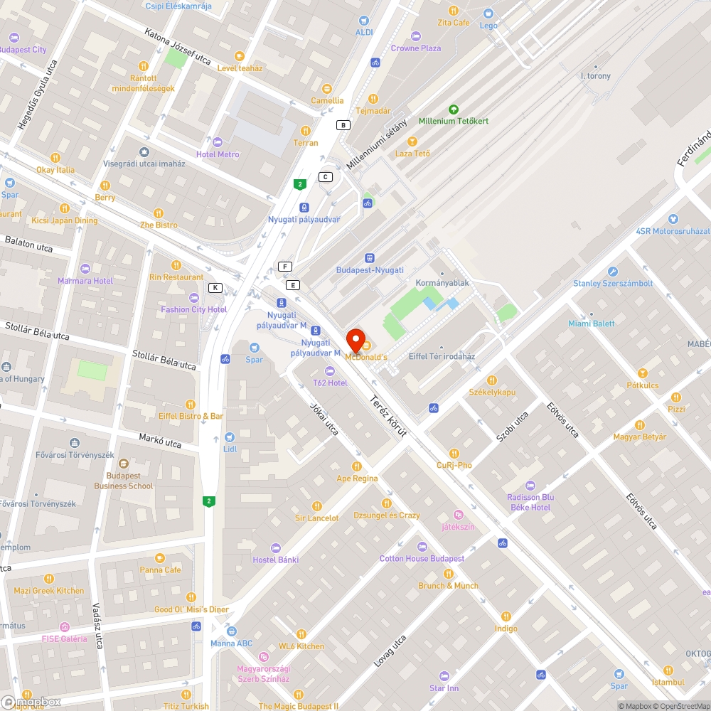 plakát bejelentés helye