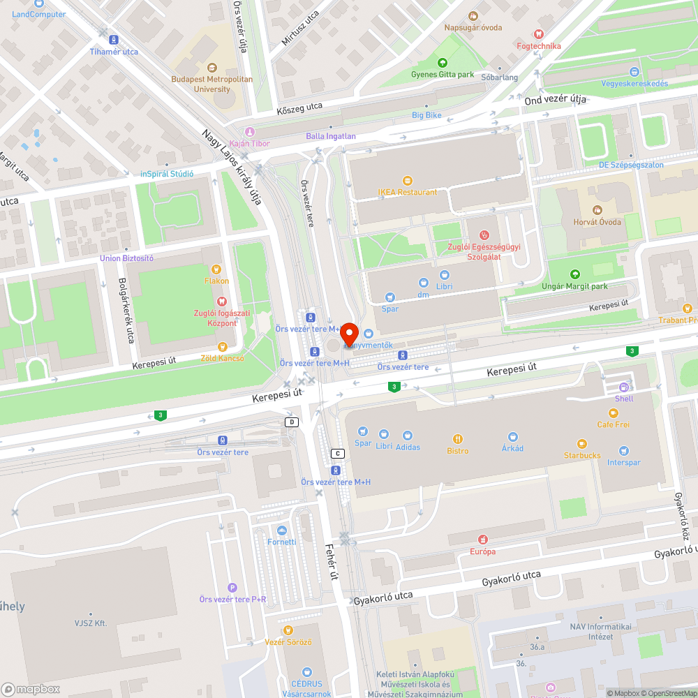 Graffitis szekrény bejelentés helye