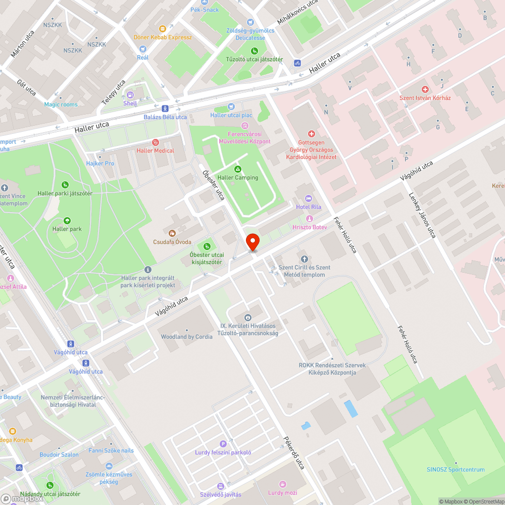 Megáll a víz az út szélén bejelentés helye