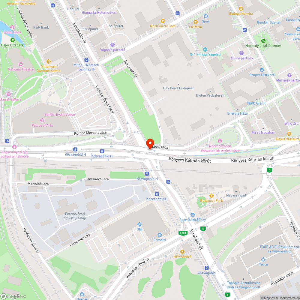 Megáll a víz a kerékpárúton bejelentés helye