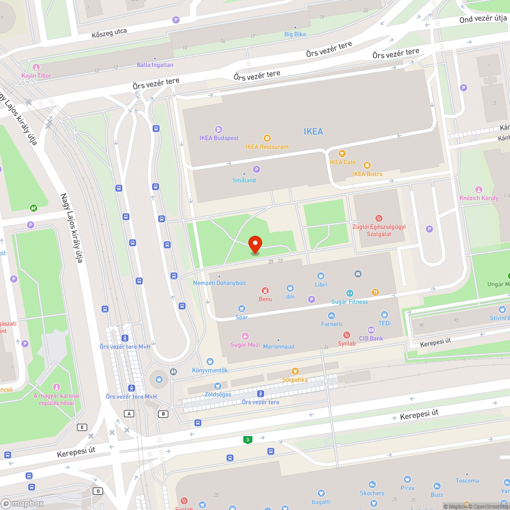 Örs vezér téri buszmegálló világítása nem működik bejelentés helye