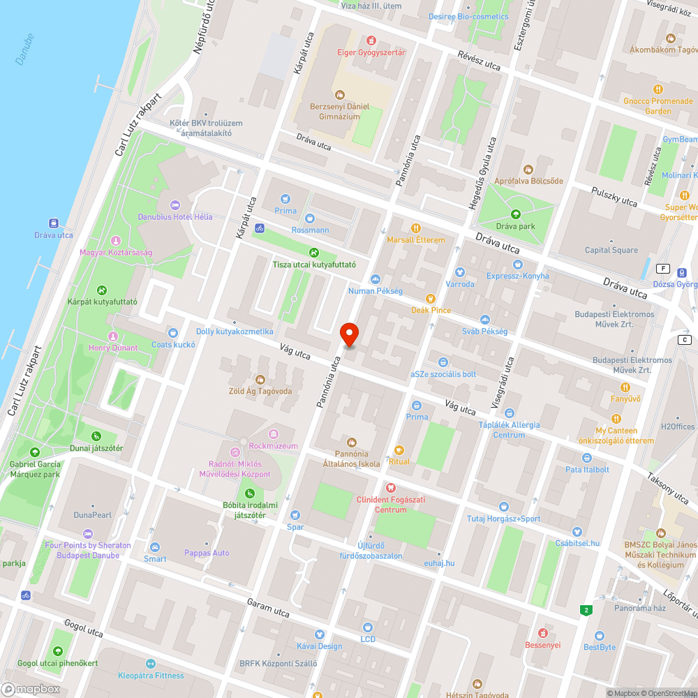 Hiányzó pad a Pannónia utca 85.-nél a buszmegállóban bejelentés helye