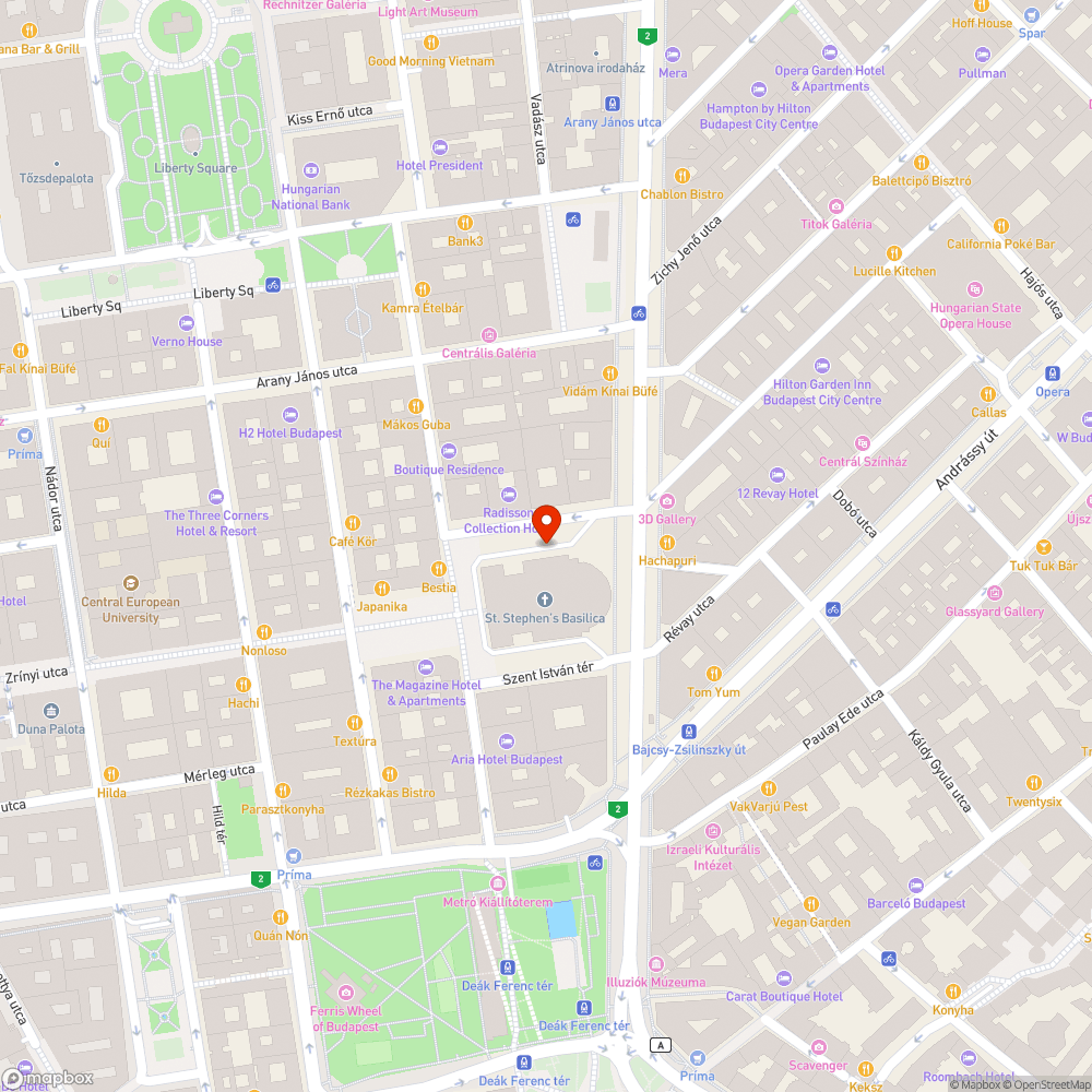 Szemét a Bazilika oldalánál bejelentés helye