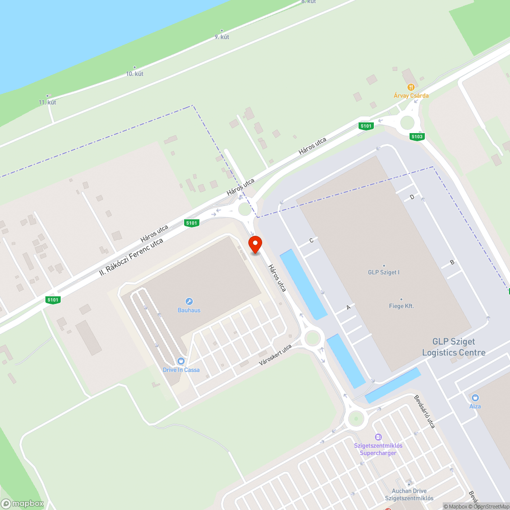 Szemét az árokban bejelentés helye