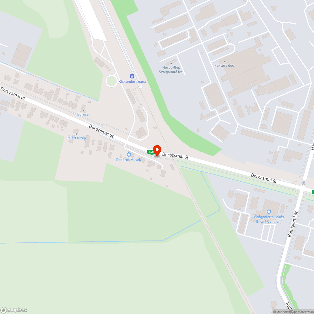 Kiskundorozsma Vasúti Átjáró buszmegállók és környékük bejelentés helye