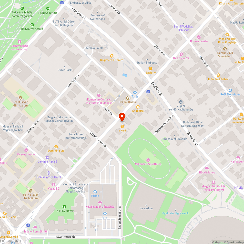 Hiányzó fa bejelentés helye