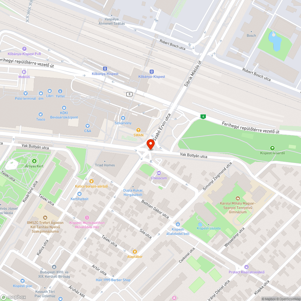 Leesett fényterelő bejelentés helye