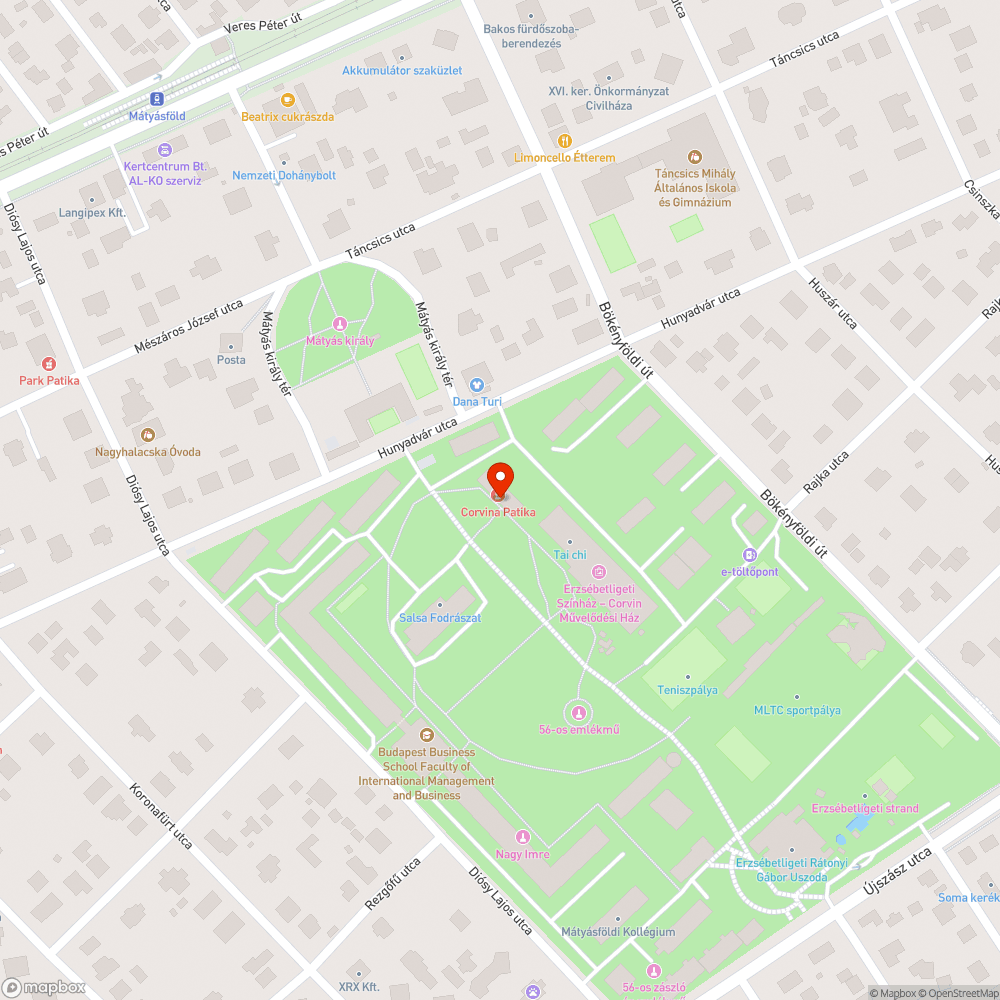 Graffitis fal bejelentés helye