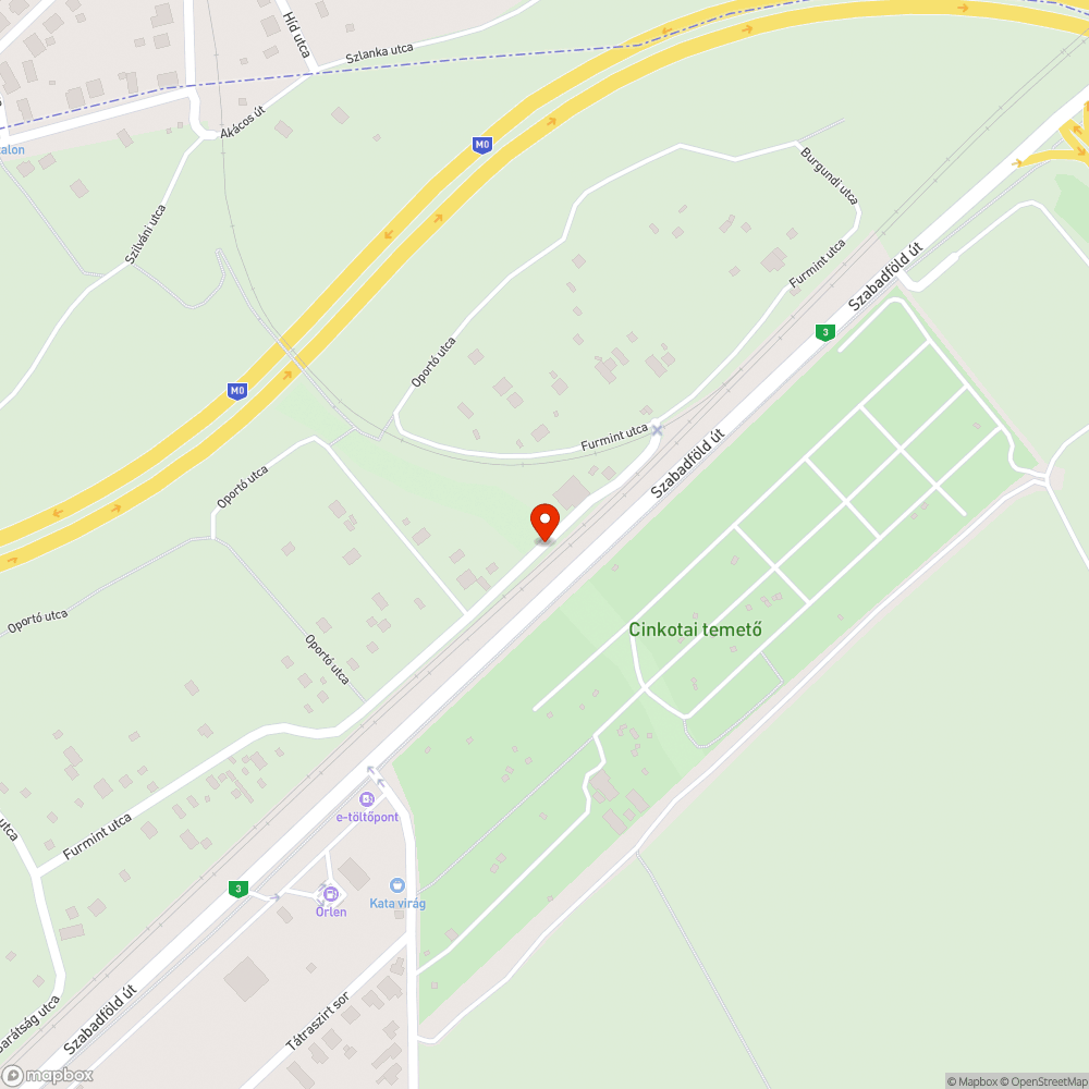 Graffitis épület bejelentés helye