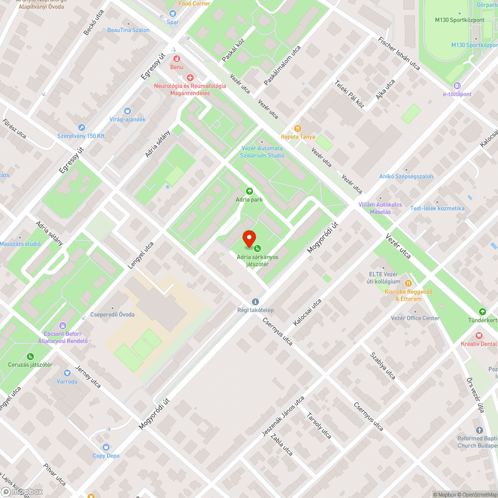 Kiégett lámpa bejelentés helye