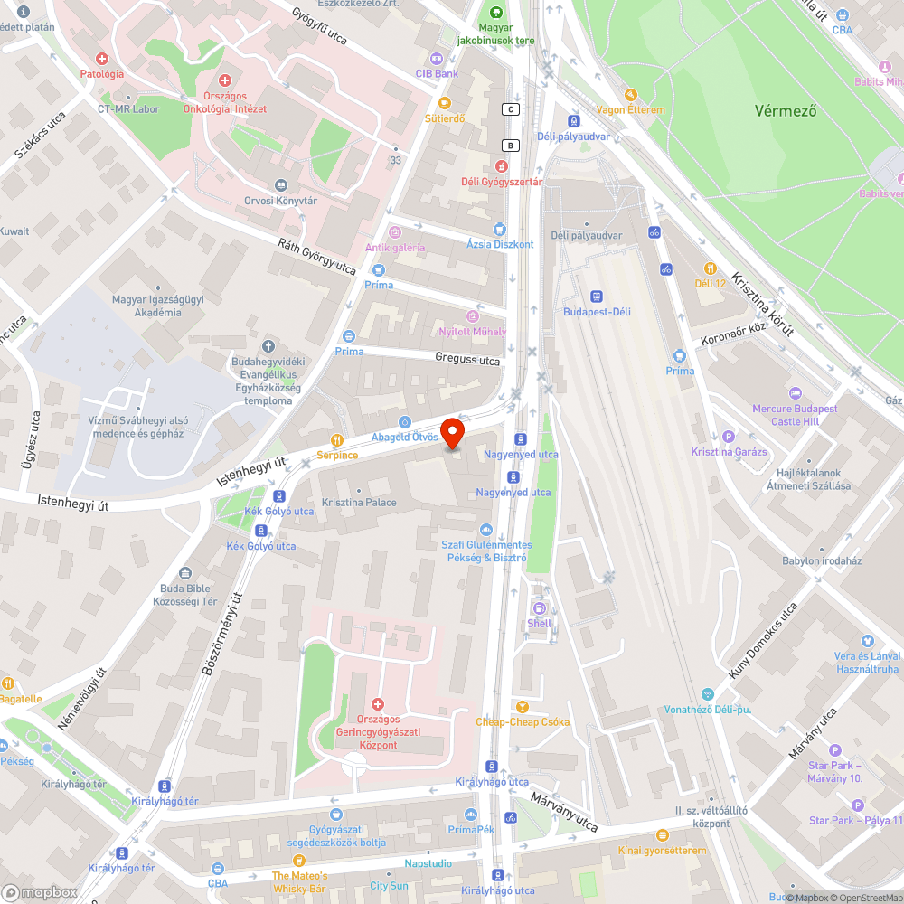 Beszakadt járda bejelentés helye