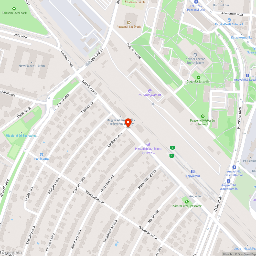 Kámfor utcai életveszély bejelentés helye