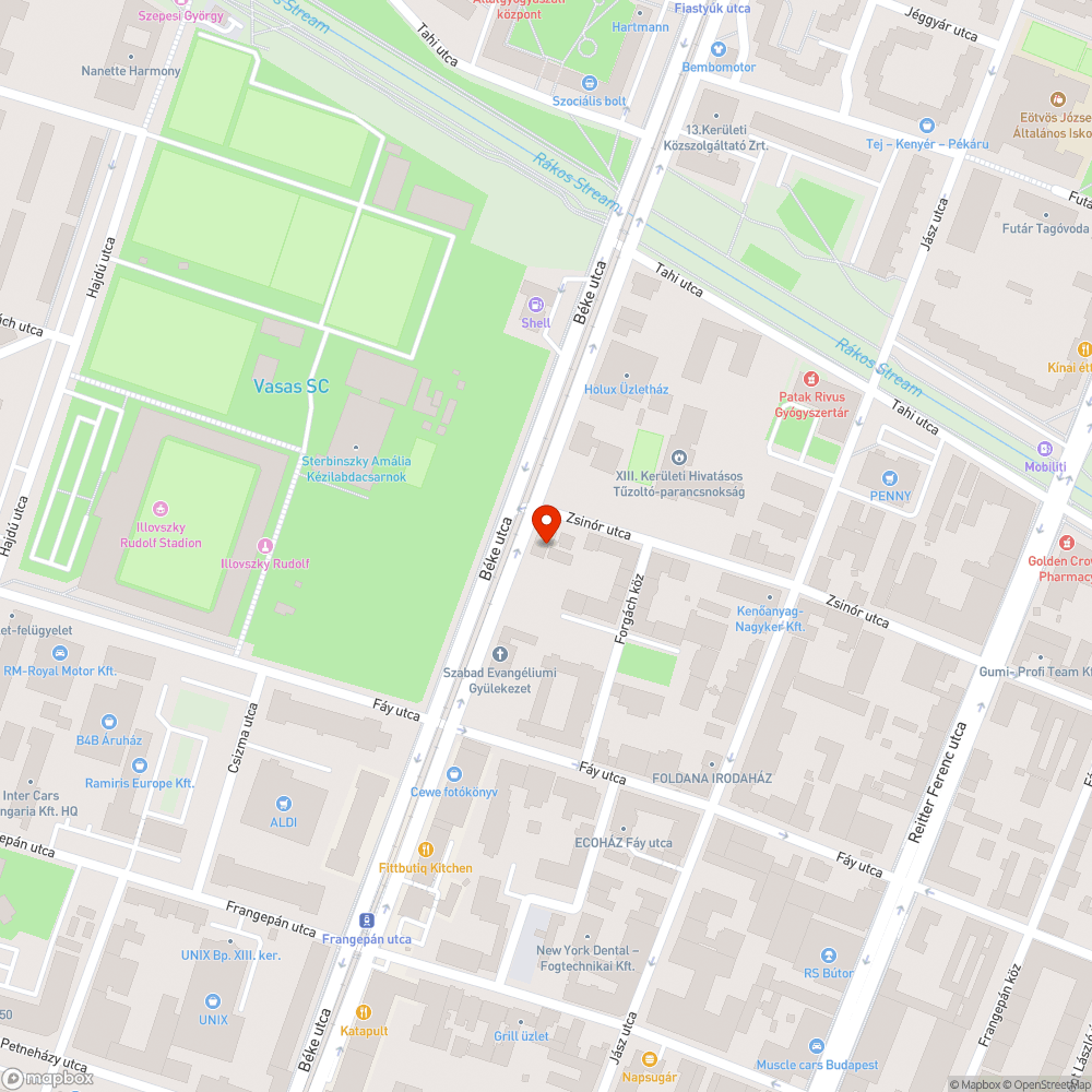 Hiányzó haladási irány táblák bejelentés helye