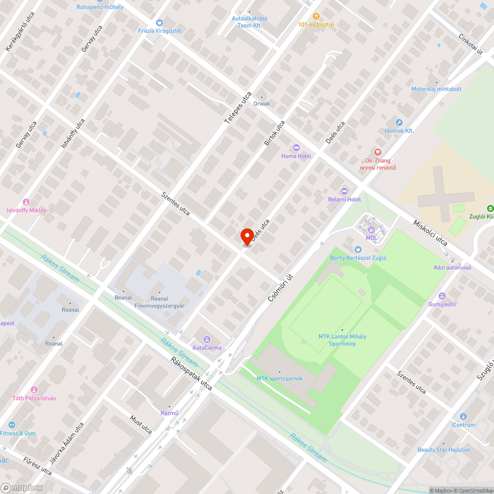 Folyamatosan feljövő közmű fedél bejelentés helye