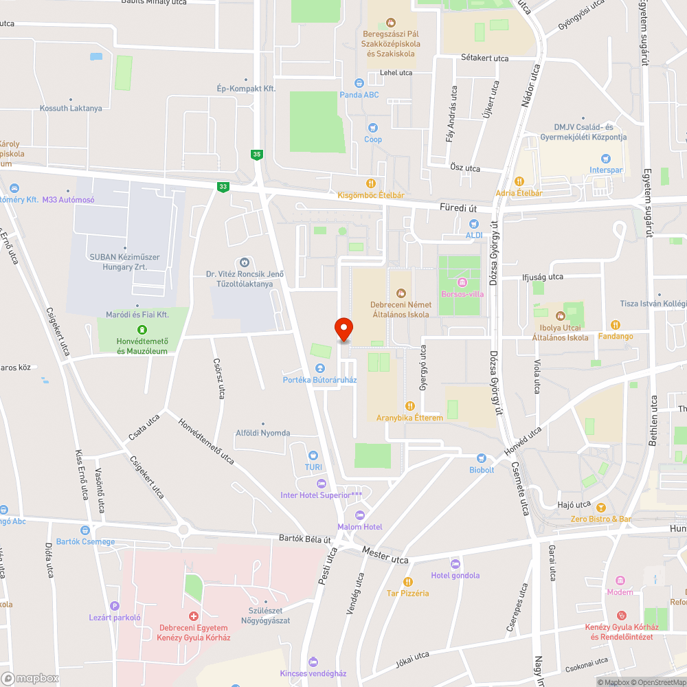 Szemétkupac: Domokos Lajos utca 22 bejelentés helye