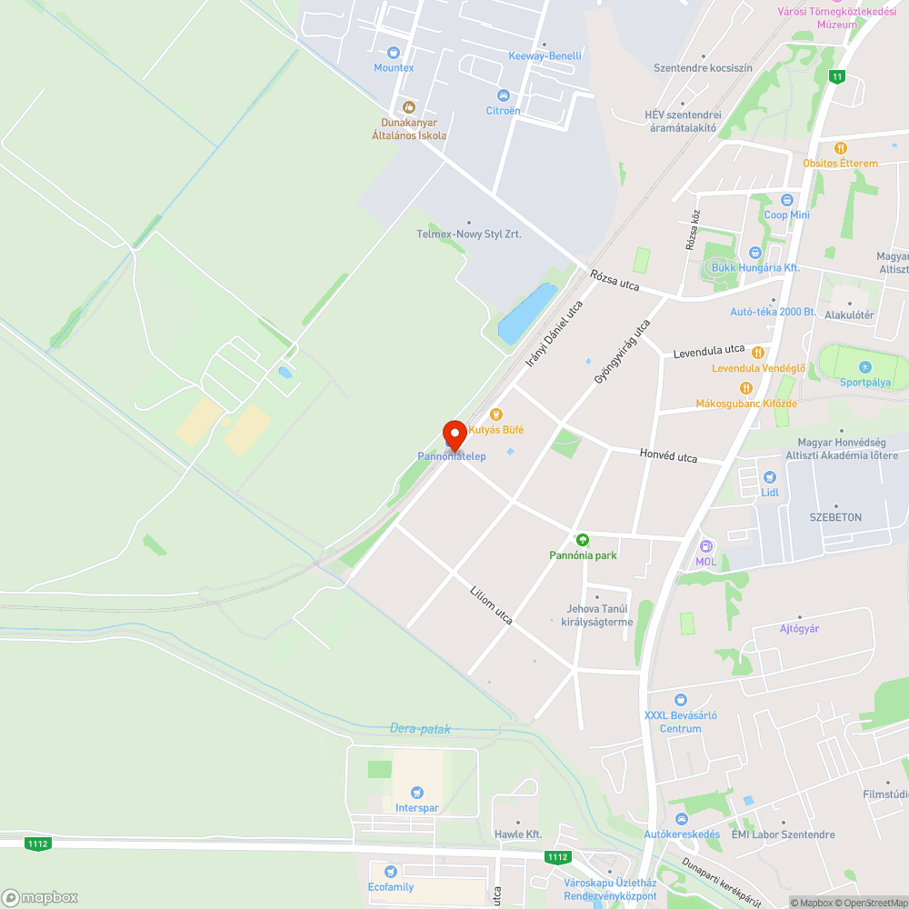 Hév bejelentés helye