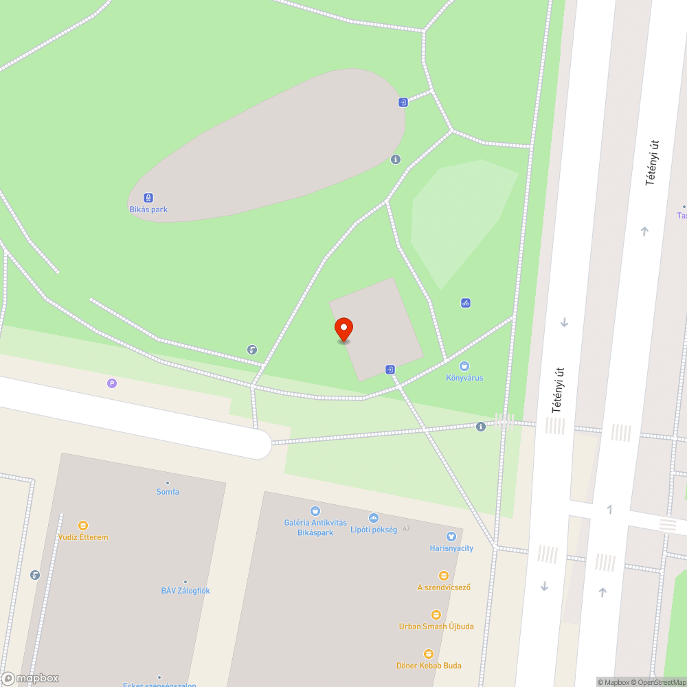 Szemét a kerékpártárolónál bejelentés helye