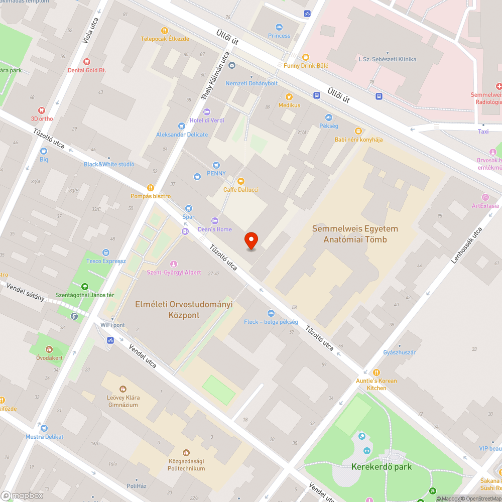 Járdasziget bejelentés helye